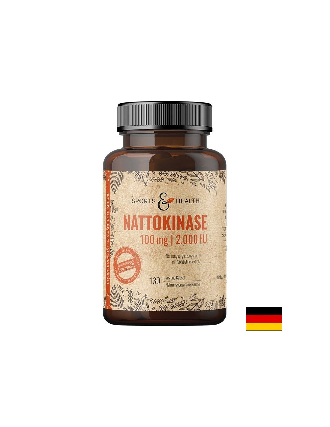 Kardiovaskulárny systém - Nattokináza 100 mg/ 2000 FU, 130 kapsúl <tc>Sports & Health Solutions</tc>