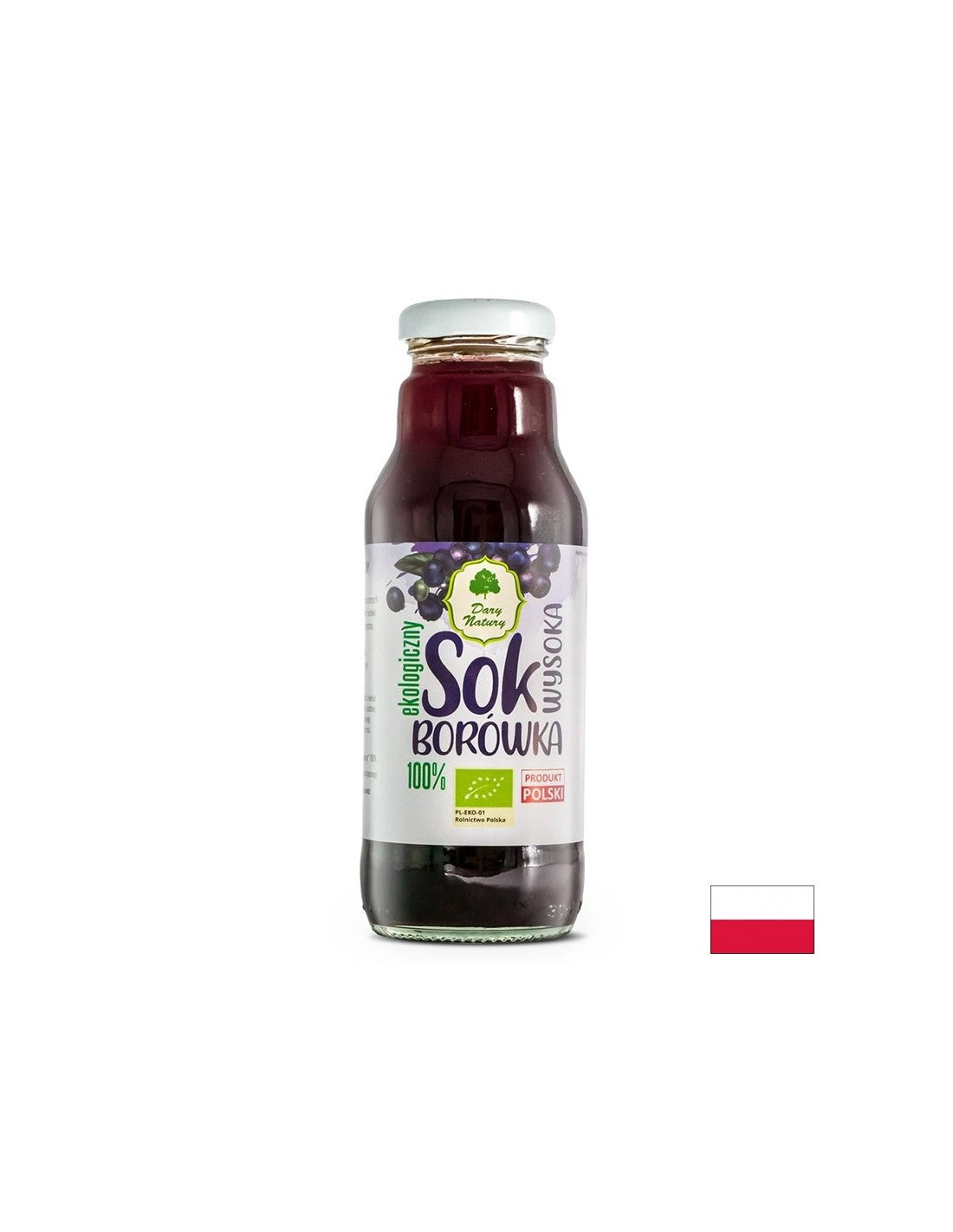 100% šťava z amerických čučoriedok Bio, 270 ml <tc>Dary Natury</tc>
