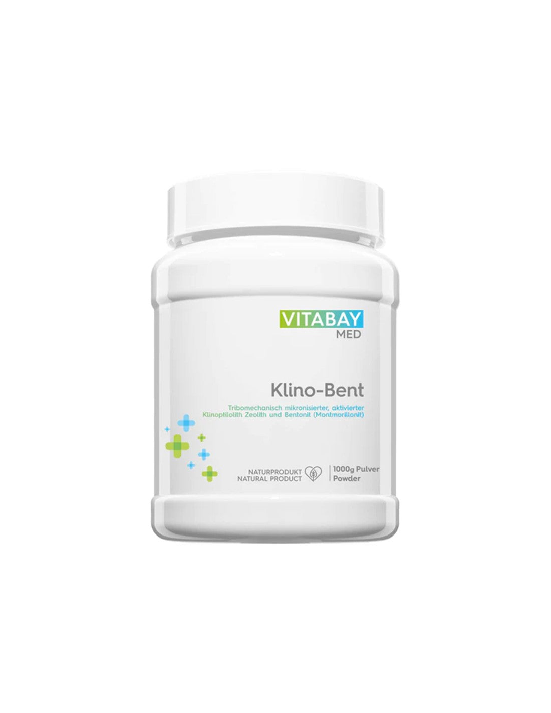 Detoxikácia, zeolit ​​a bentonit, 1000 g prášku