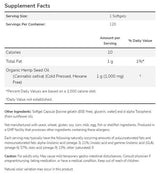 Olej na semeno konope 1000 mg - 120 Softgels