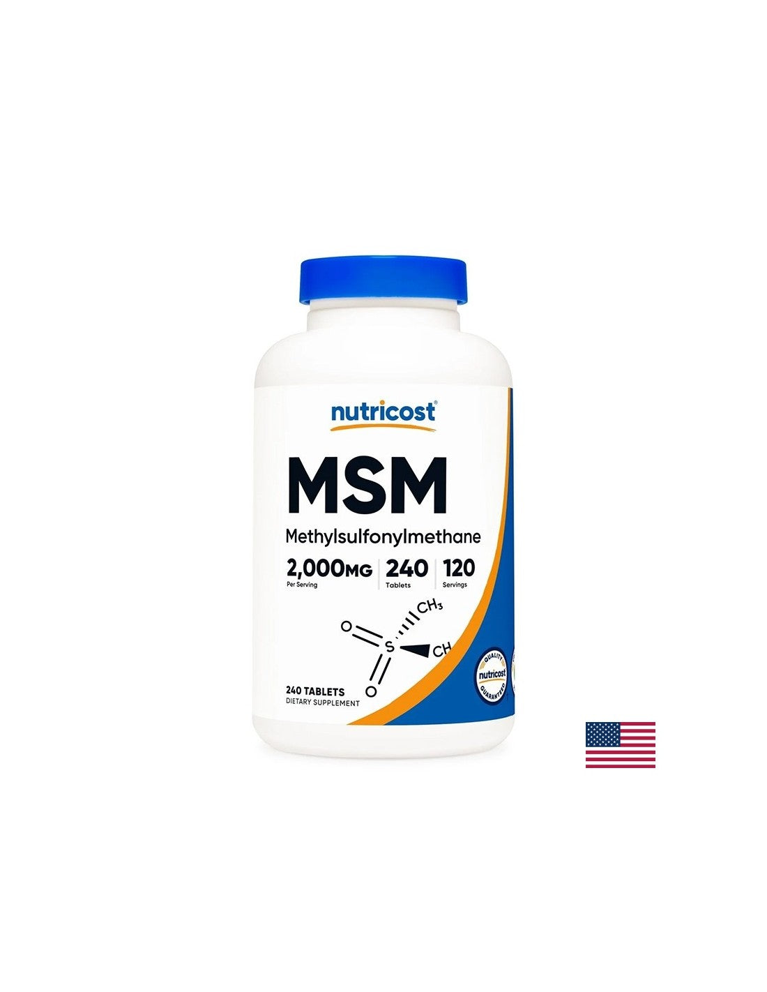 Kosti a kĺby - MSM (metylsulfonyl metán), 1000 mg x 240 tabliet