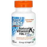 Najlepší prírodný vitamín K2 Mk -7 45 McG - 60 kapsúl