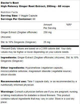 Najlepší extrakt z zázvoru 250 mg | Vysoká účinnosť - 60 kapsúl