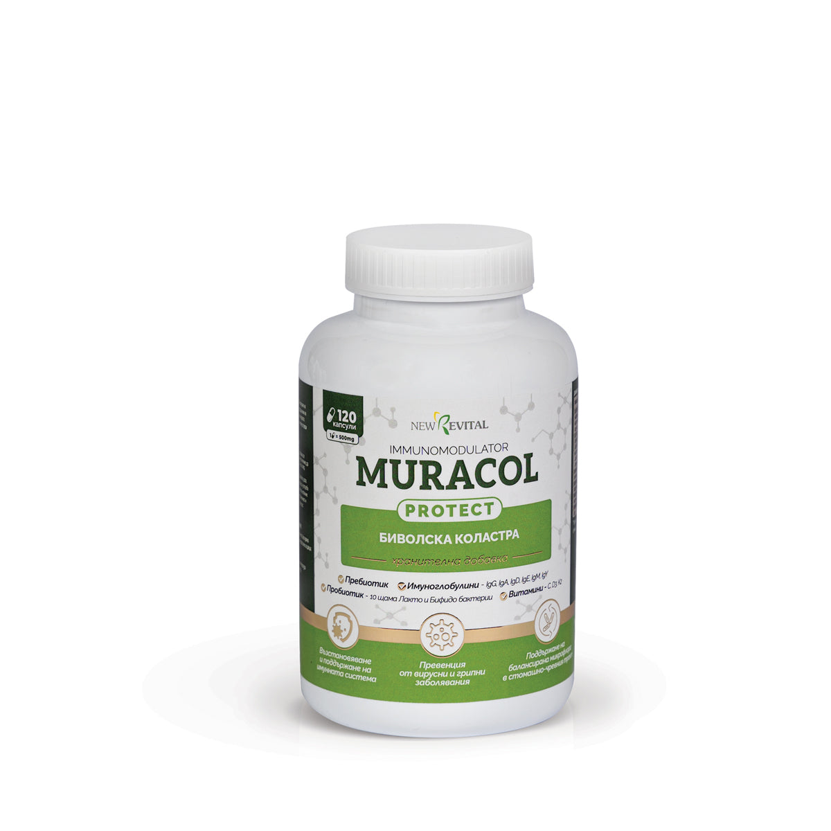 Lipozomálne byvolie kolostrum 120 kapsúl<tc>Muracol</tc> Chrániť“