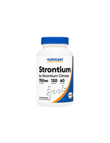 Kosti a kĺby - Stroncium (citrát), 120 kapsúl <tc>Nutricost</tc>