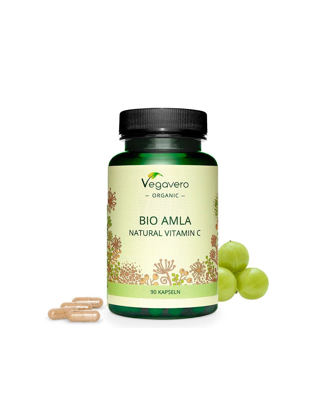 Prírodný vitamín C - Amla Bio, 120 kapsúl <tc>Vegavero</tc>