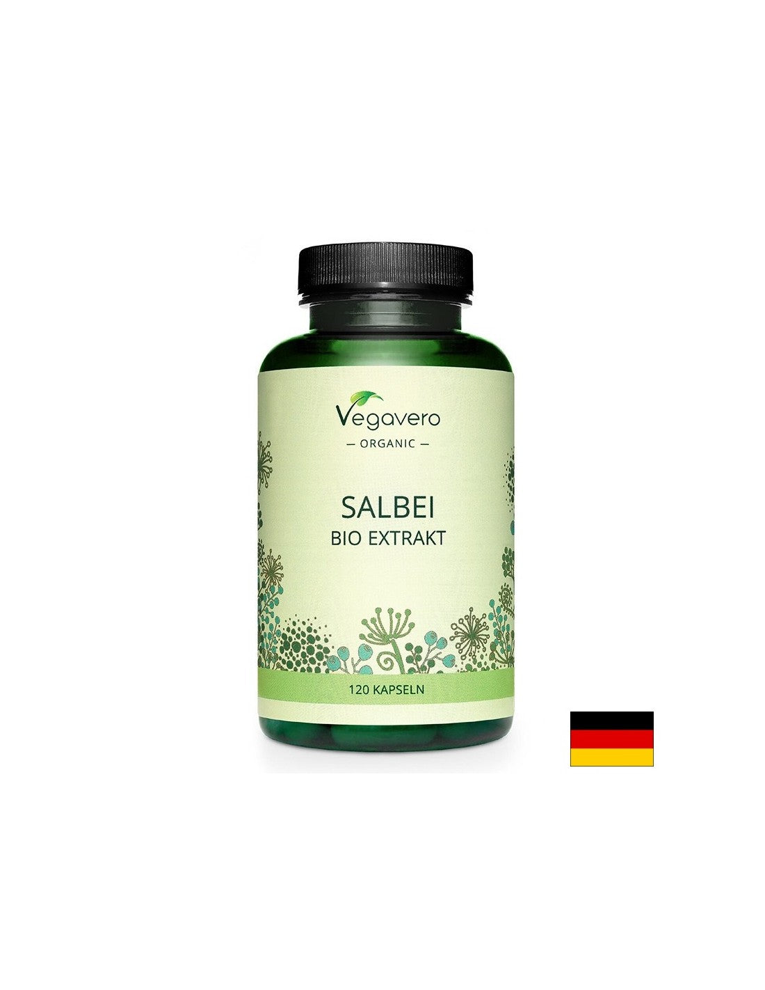 Nervový a kognitívny systém - Šalvia (Salvia), 120 kapsúl <tc>Vegavero</tc>