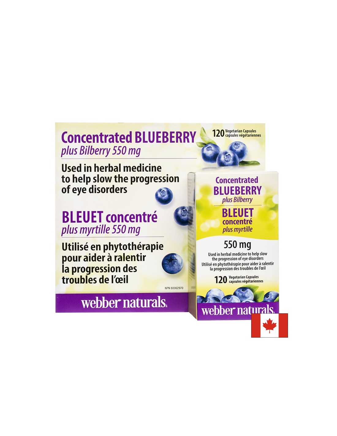 Krvný systém a videnie - Blue + BlackBerry, 120 kapsúl