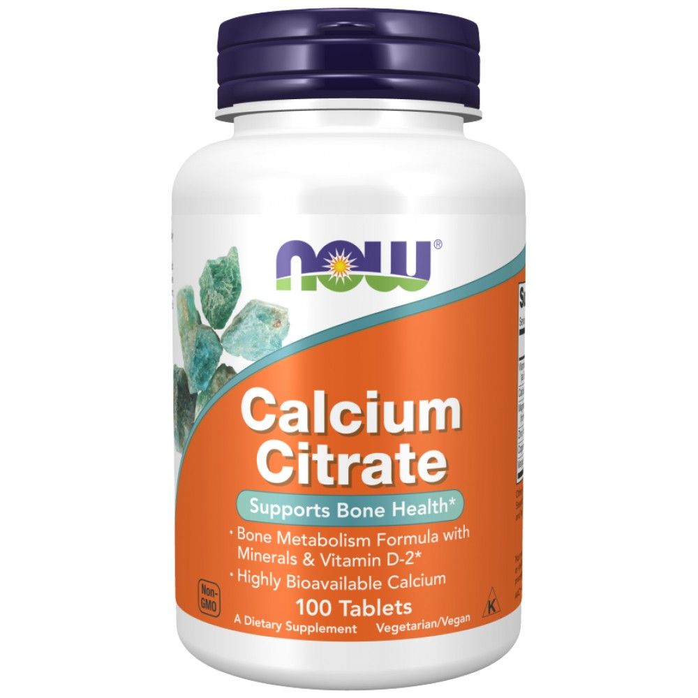 Citrat vápenatý s minerálmi a vitamínom D -2 300 mg - 100 tabliet