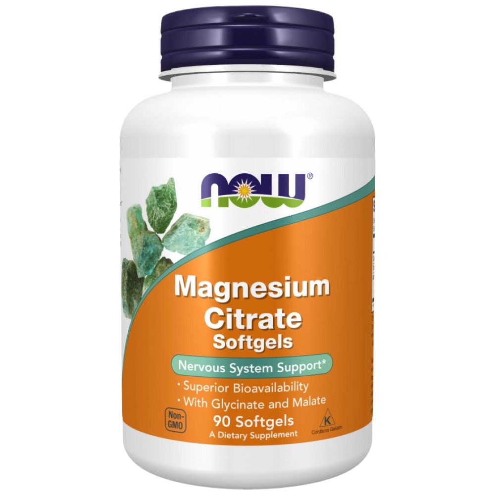 Softgels citrátu horečnatého - 90 softgelov