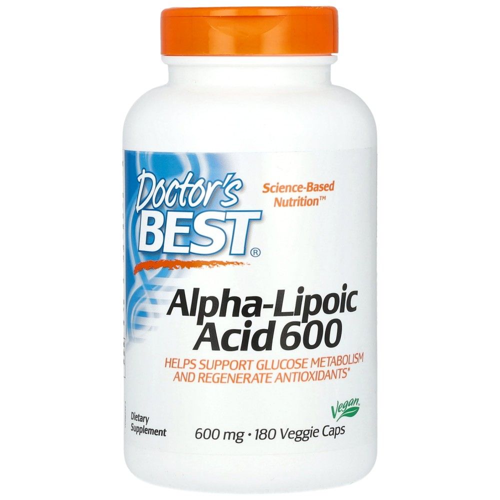 Najlepšia kyselina alfa -lipoová 600 mg - 180 kapsúl