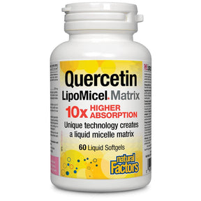 Quercetin 250 mg LipoMicel Matrix - 30 Gel capsules - Nutra Best Europe
