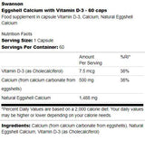 Vápnik vajec s vitamínom D-3 60 kapsuly