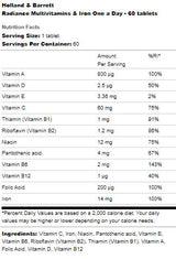 Radiance Multivitamins & Iron | Jeden deň - 60 tabliet