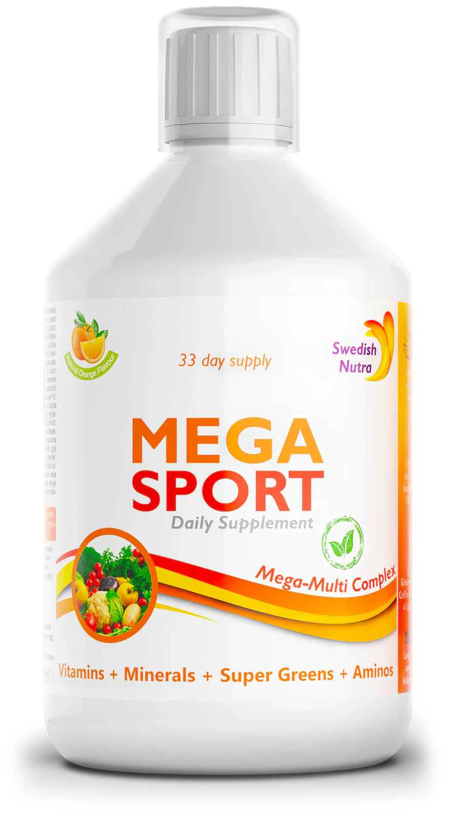 Mega Sport - vitamíny + minerály + kolagén 1497 mg /500 ml /