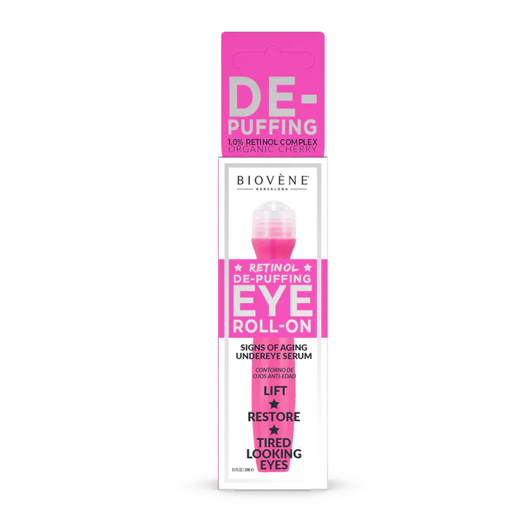 Retinolový očný valček s čerešňou na zníženie opuchu 15 ml