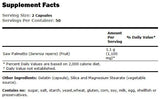 Palmetto bobule 550 mg - 100 kapsúl