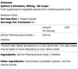 Ajipure L-histidín 500 mg 60 kapsúl