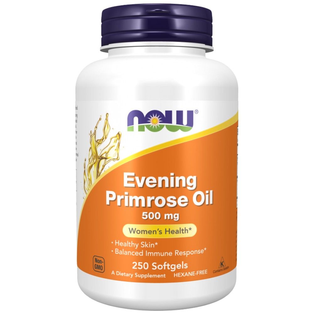 Večerný primrose olej 500 mg - 250 gélových kapsúl
