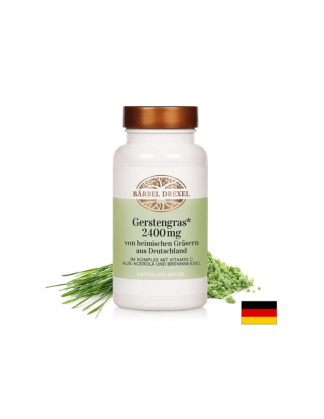 Jačmenná tráva, žihľavy a vitamín C - Energia, imunita, detoxikácia, 180 tabliet