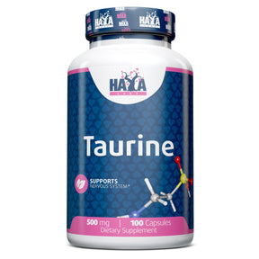 Taurine 500mg. / 100 Caps. - Nutra Best Europe