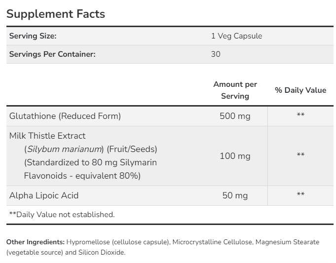Glutatión 500 mg - 30 kapsúl