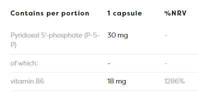 Vitamín B6 | P-5-P 30 mg-120 kapsúl