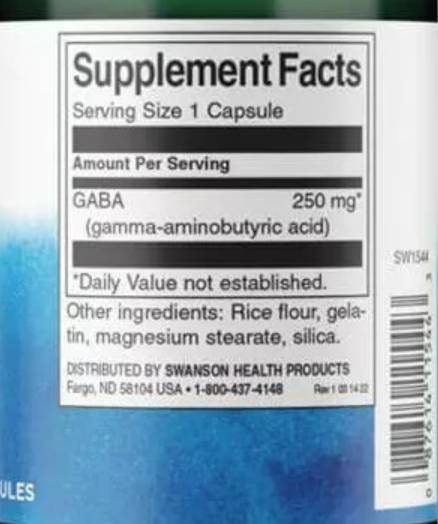 GABA 250 mg 60 kapsúl