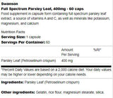 Celé spektrum petržlenovej petržlenu 400 mg 60 kapsúl