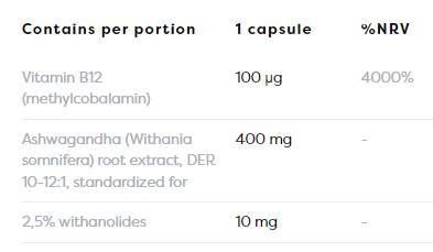Ashwagandha ďalších 400 mg - 120 kapsúl
