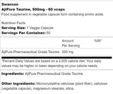 Ajipure taurín 500 mg 60 kapsúl