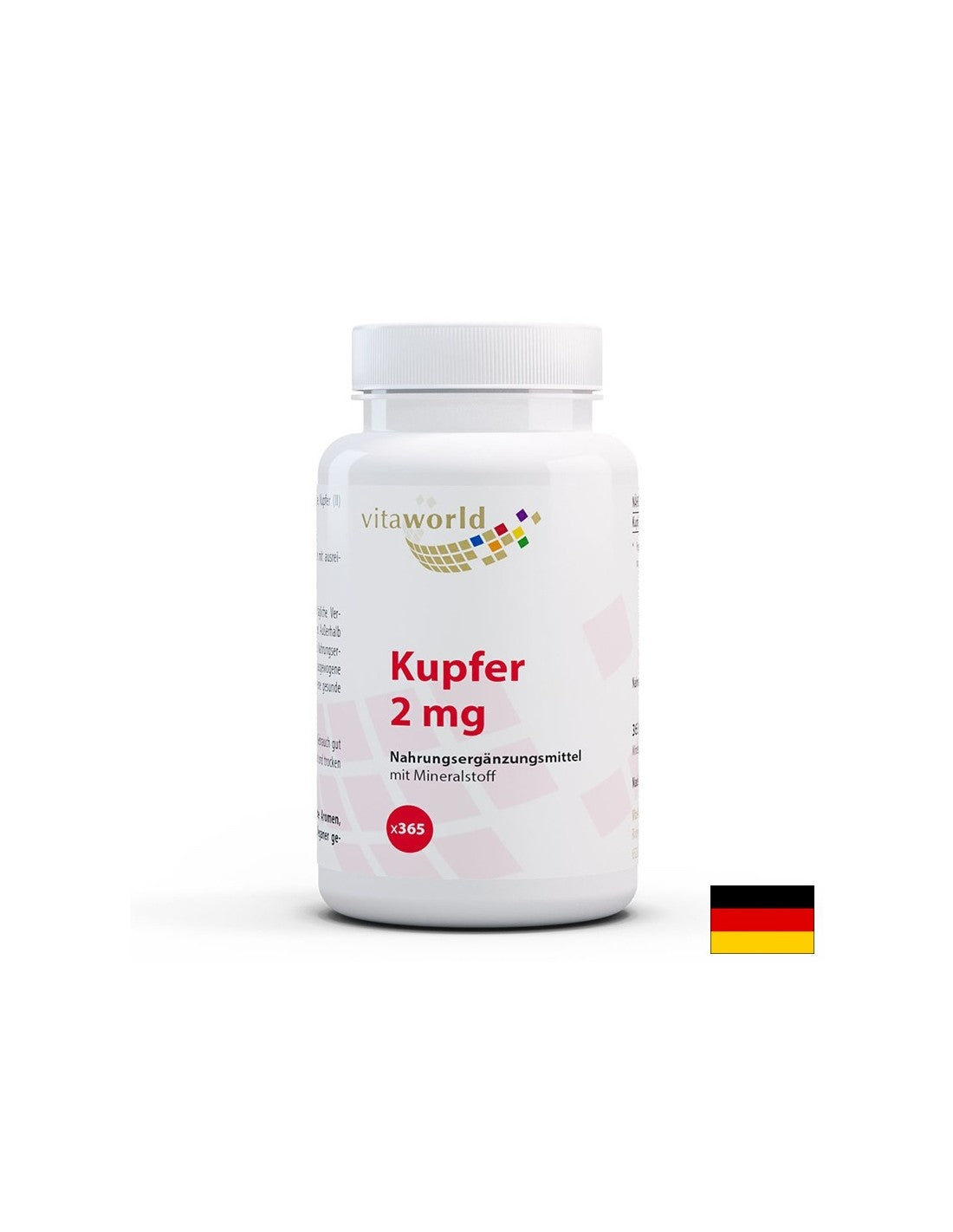 Antioxidant - meď (medený glukonát), 2 mg x 365 tablety