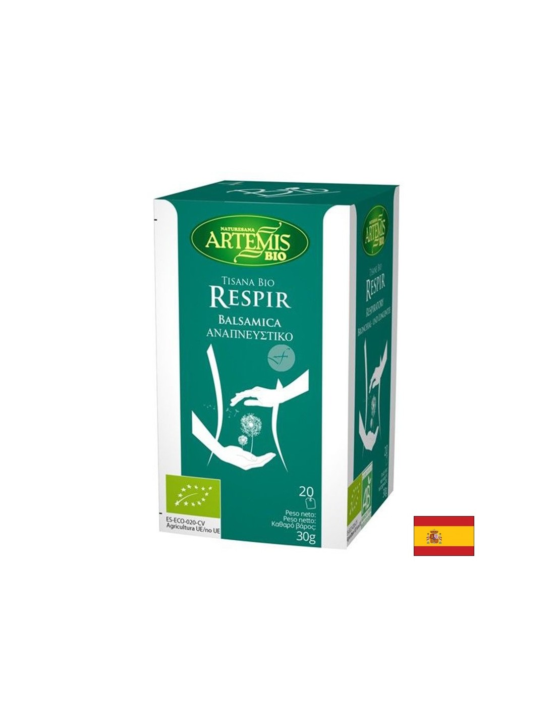 Čaj pre bio respiračného systému, 20 filtračných vreciek x 30 g