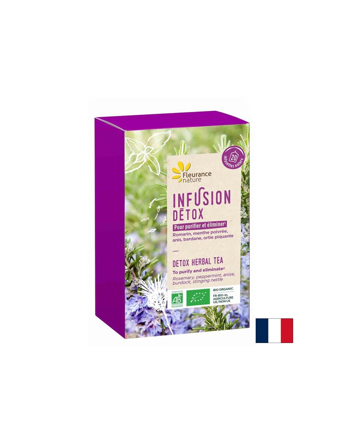 Detoxikačný čaj, bio, 20 filtračných vreciek