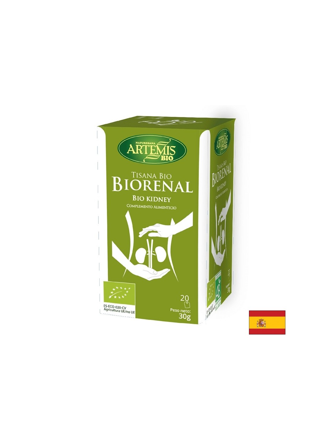 Bio obličkový čaj, 20 filtračných vreciek Herbes del Moli