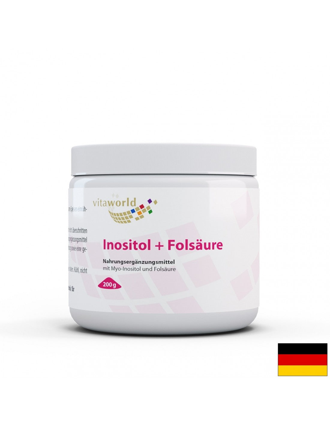 Myo inositol + kyselina listová, 200 g prášku