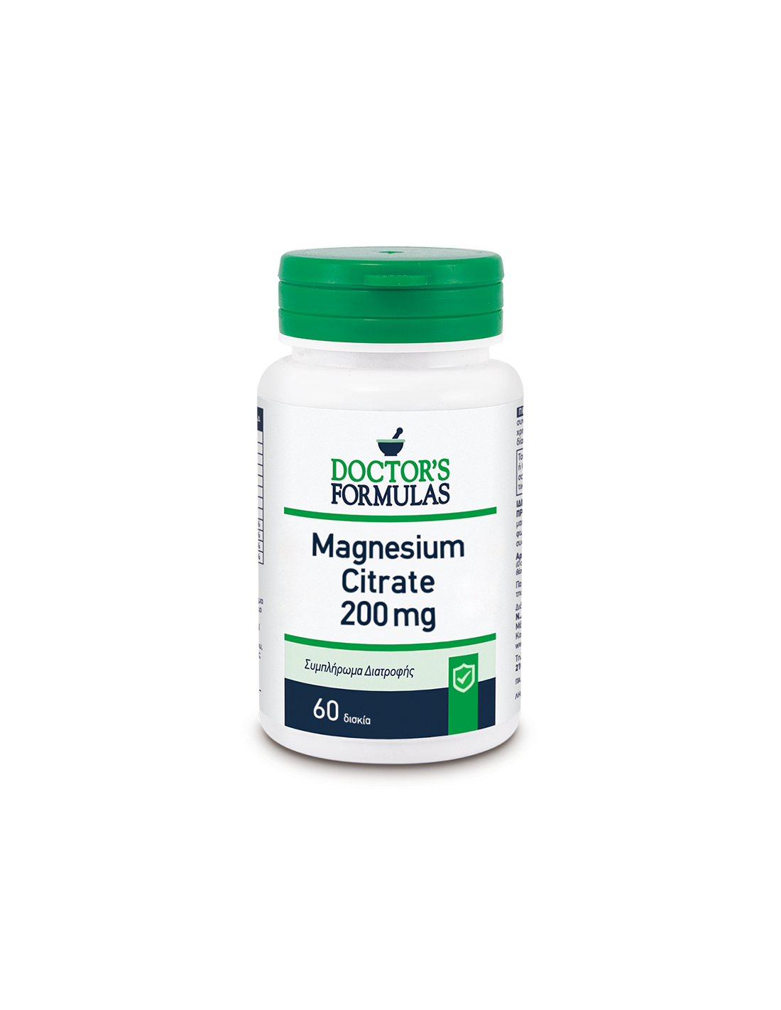 Horčík (citrát), 200 mg - citrát horečiaci, 60 tabletových receptúr