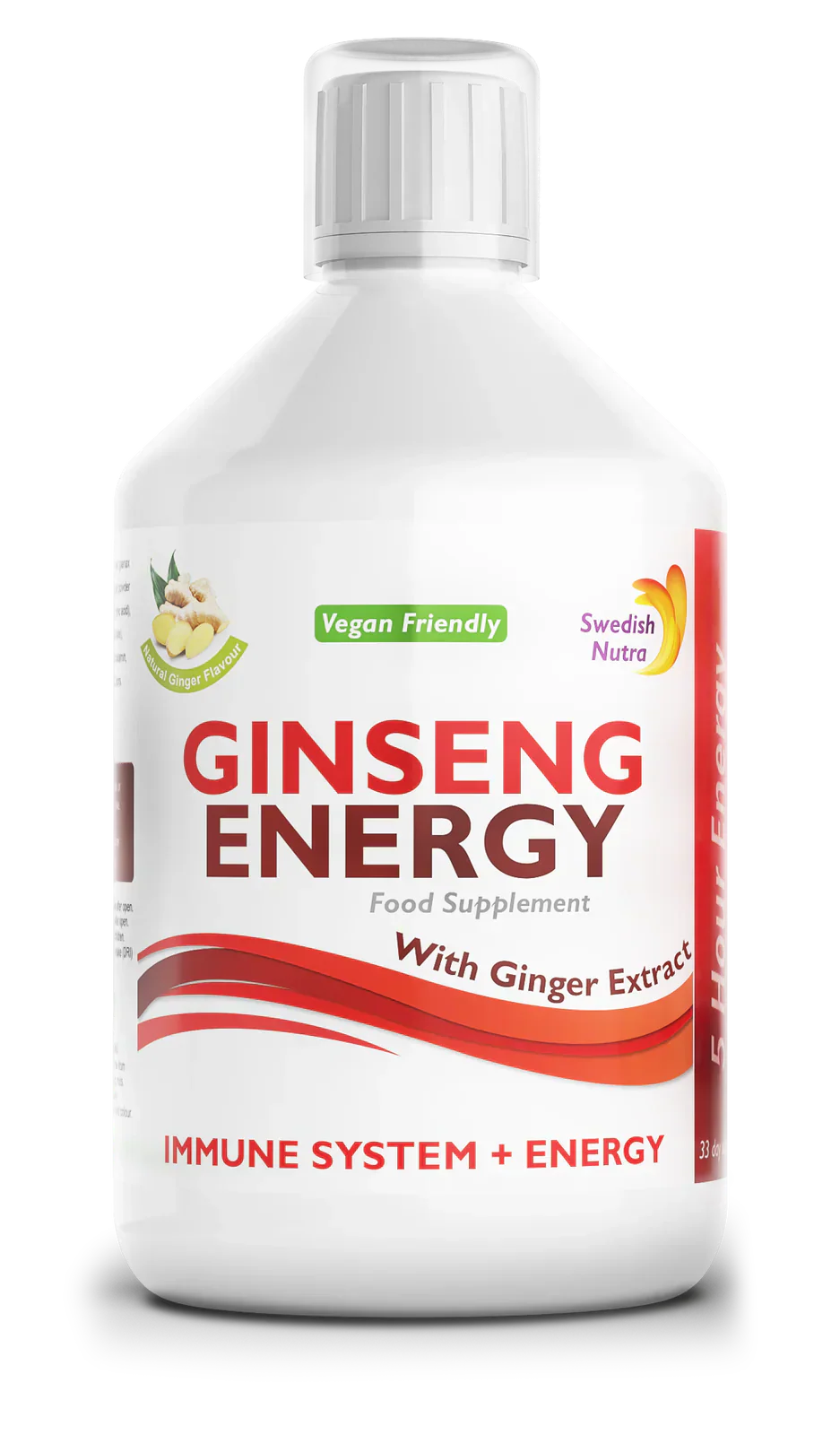 Ginseng 2000 mg - s extraktom zázvoru - 500 ml