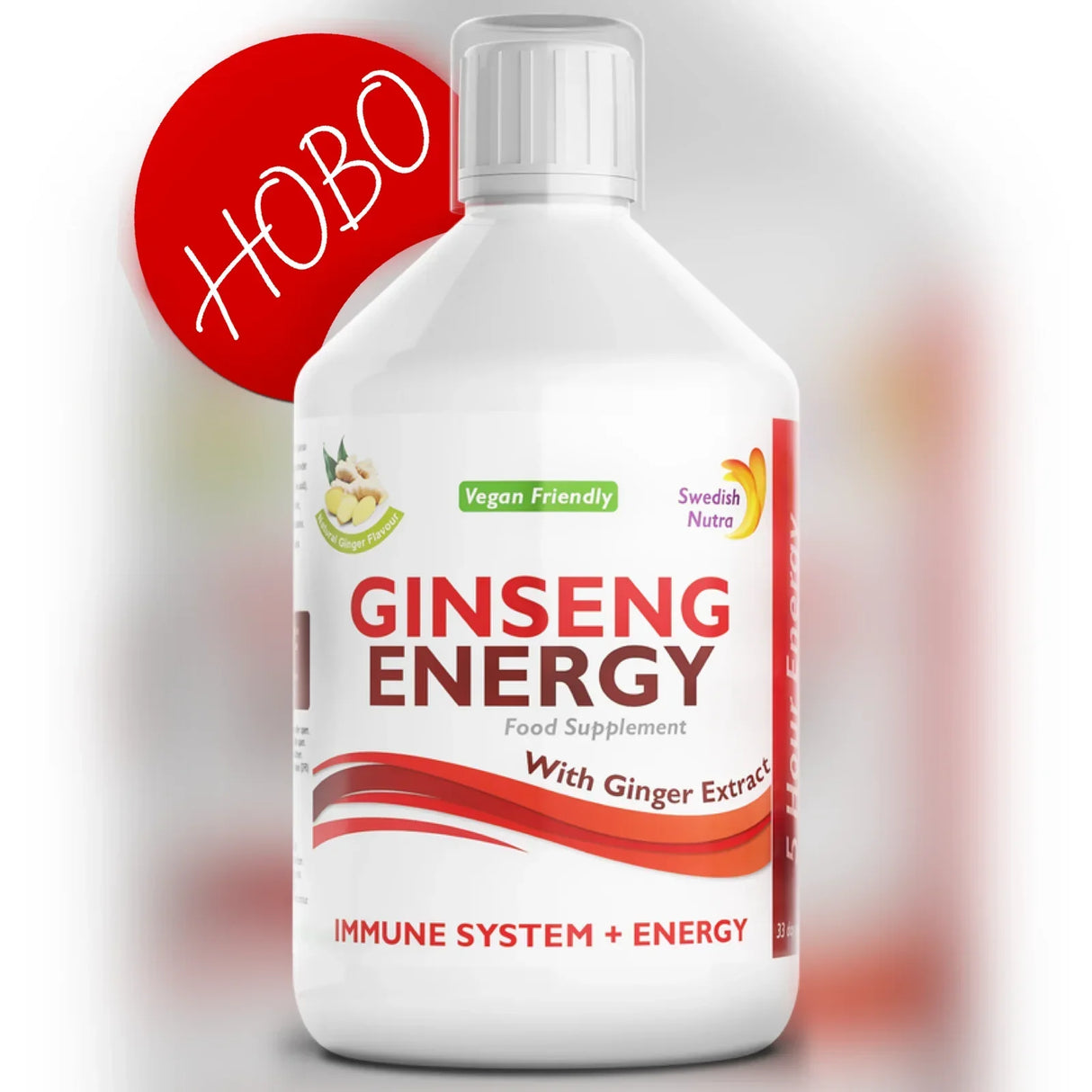 Ginseng 2000 mg - s extraktom zázvoru - 500 ml