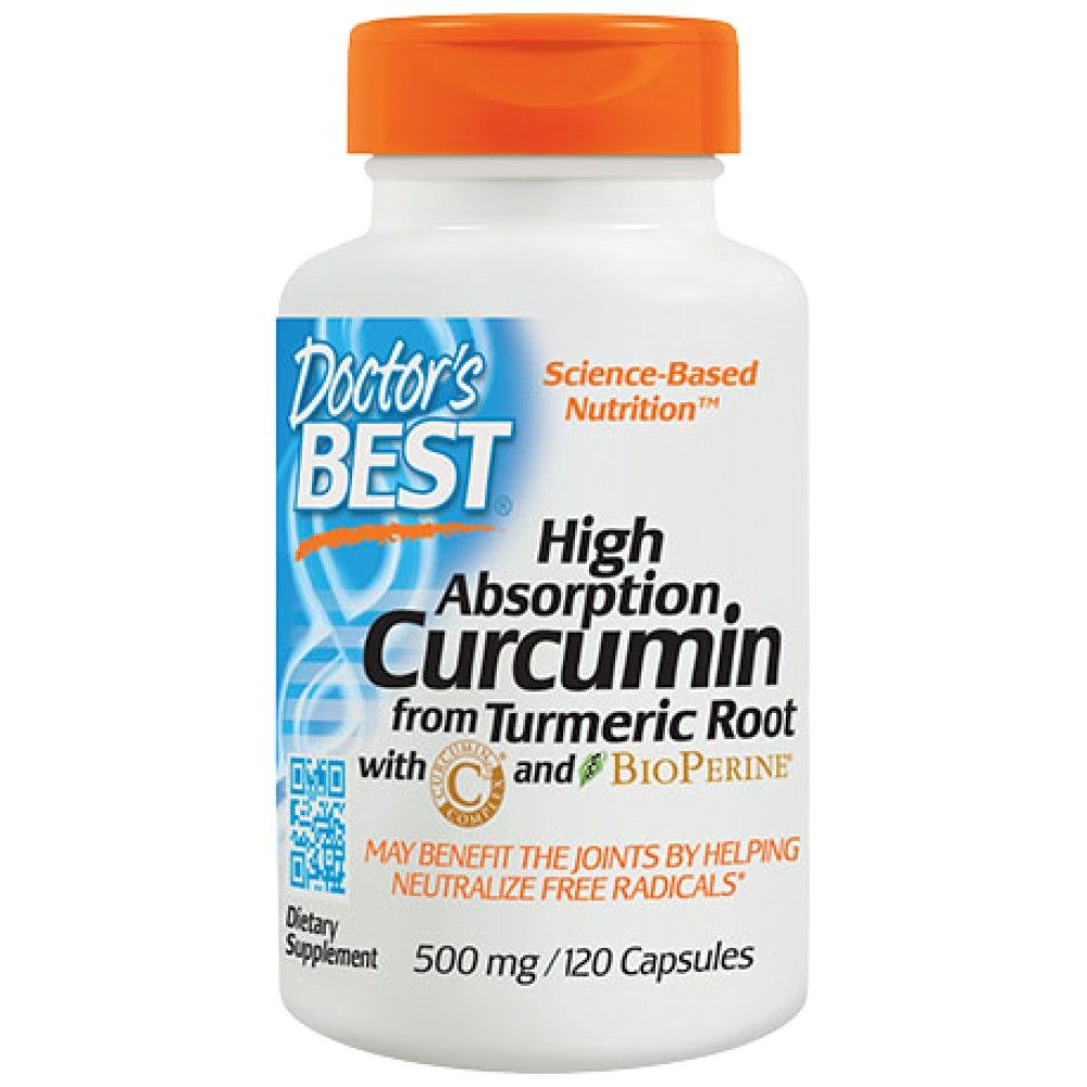 Vysoký absorpčný kurkumín 500 mg - 120 kapsúl