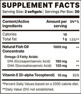 Omega-3 bp Optimum | S vitamínom E - 60 gélových kapsúl