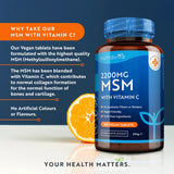MSM 2200 mg (kosti a kĺby) - 365 tabliet