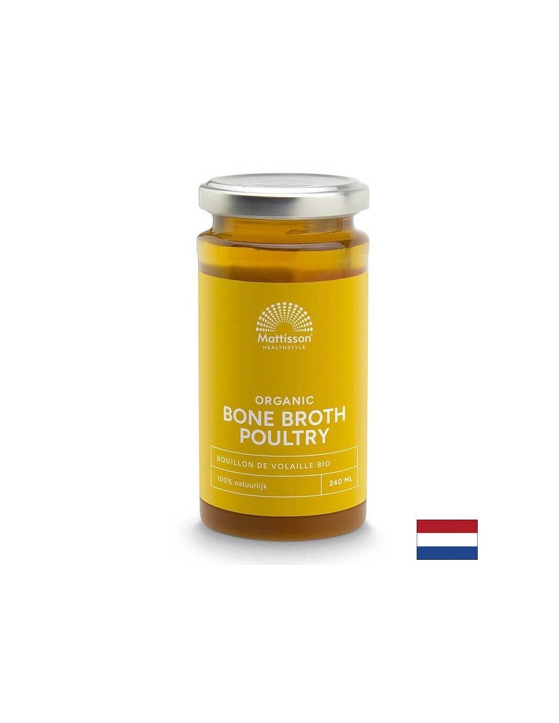 Vývar z hydinových kostí Bio, 240 ml <tc>Mattisson Healthstyle</tc>