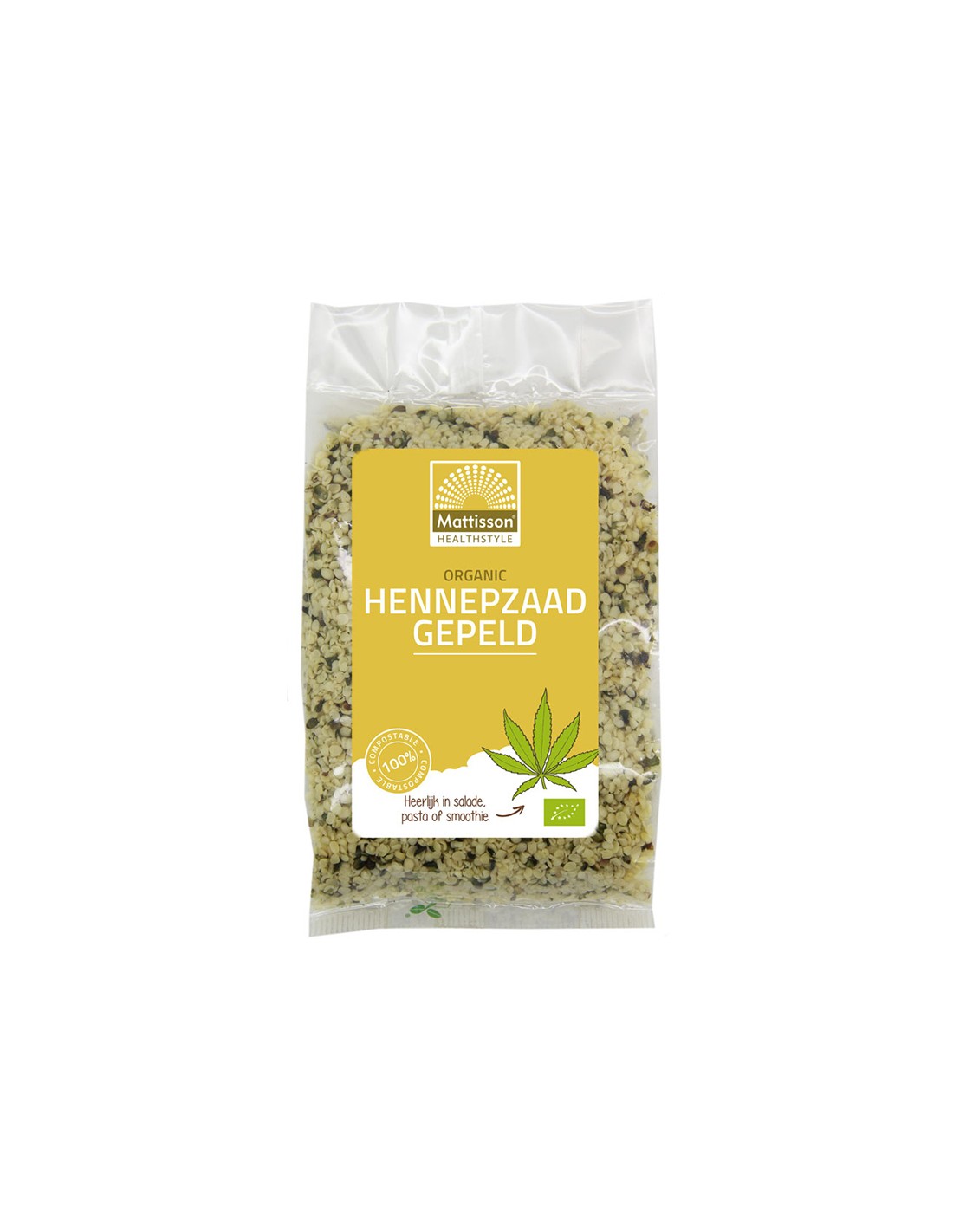 Konopné semienko (lúpané) BIO, 250 g <tc>Mattisson Healthstyle</tc>
