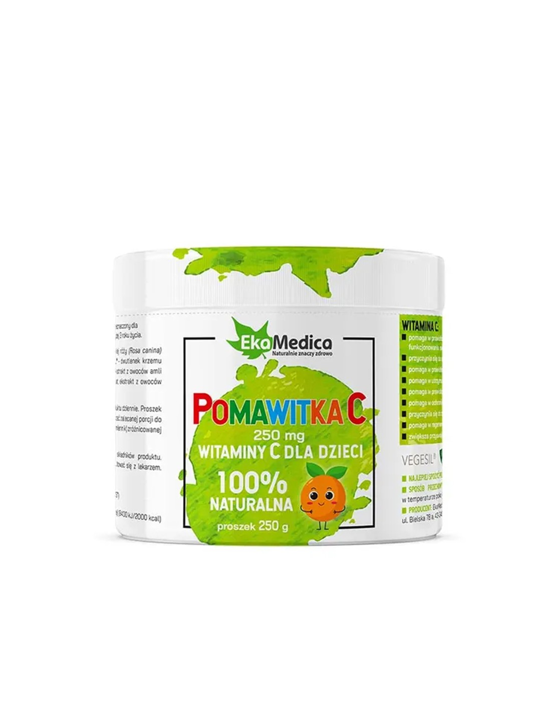 Imunita - vitamín C pre deti, 250 mg x 250 g prášku