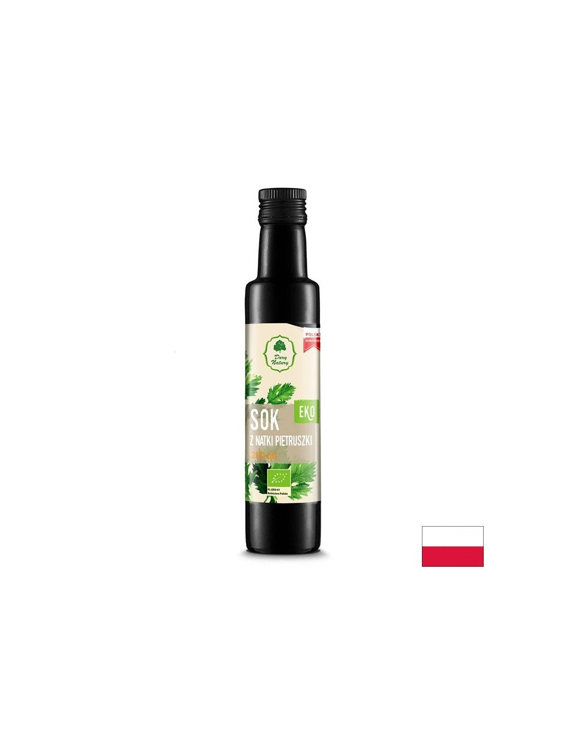 Organická petržlenová šťava na pridávanie nápojov a jedál - diuretický a detoxikačný efekt, 250 ml, 5 dávok