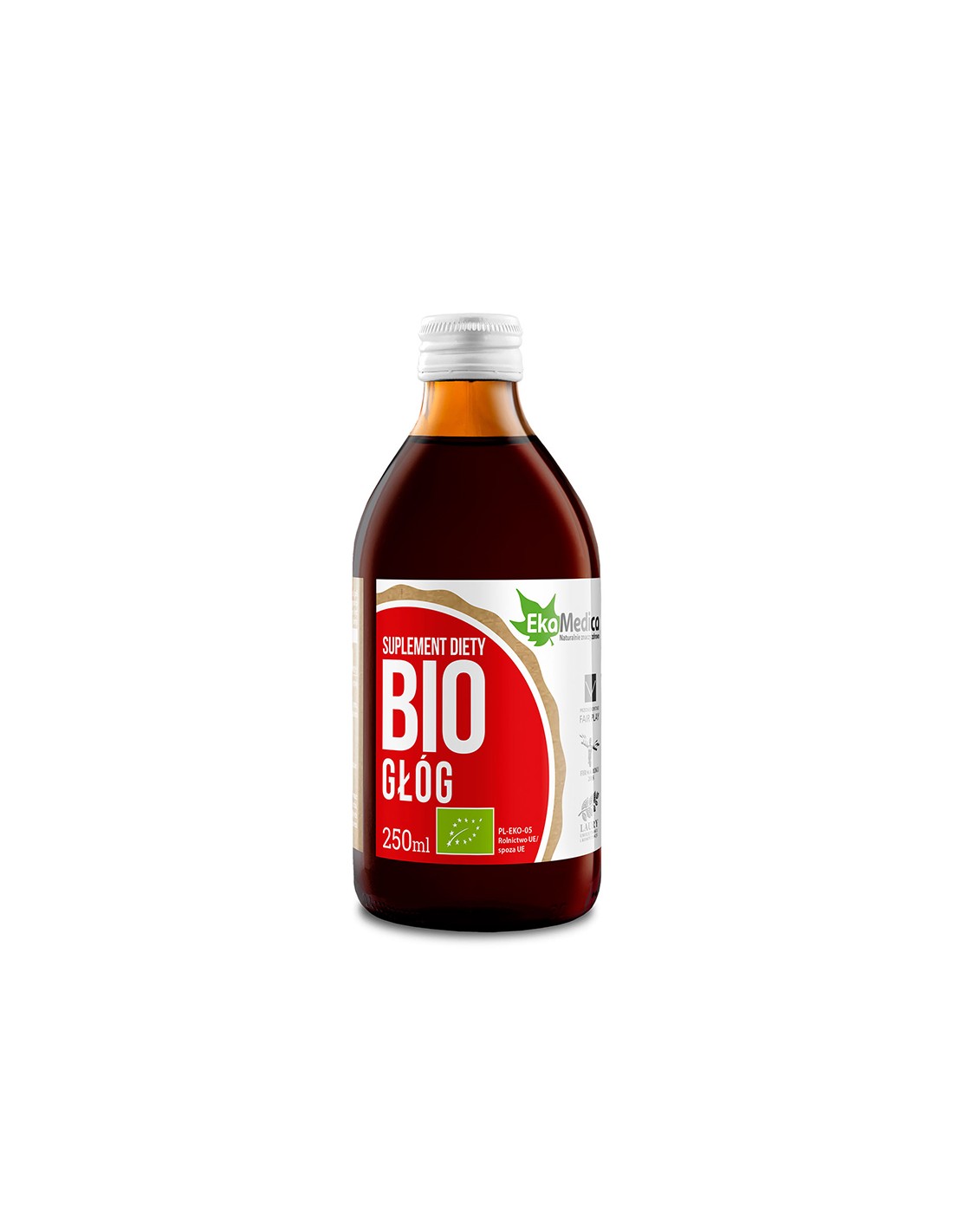 Srdcový a nervový systém - Hawthorn Bio, sirup 250 ml Ekamedica