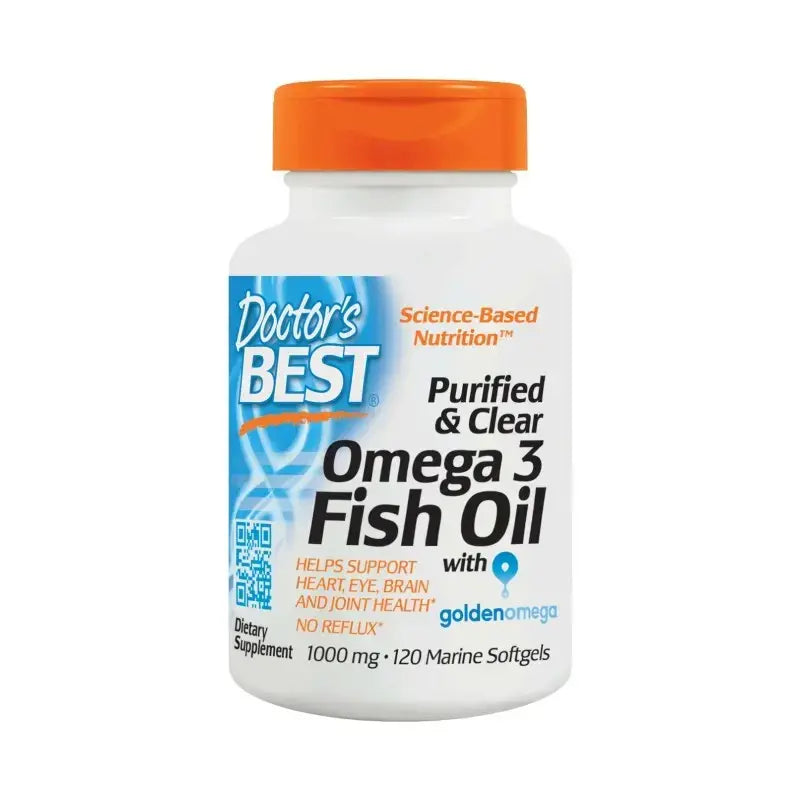 Najlepšie omega 3 rybí olej 1000 mg / purifikované a čisté - 120 gélových kapsúl