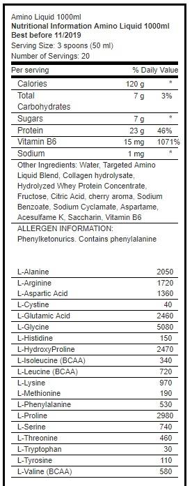 Aminokavalová kvapalina 1000 ml - 1000 ml