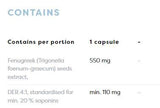 Fenugreek 550 mg - 60 kapsúl